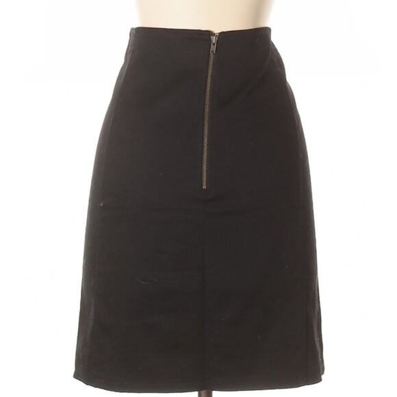 MINKPINK metallic sleek sheath animal print skirt - Picture 8 of 8